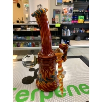 Pied Piper Custom Rig w/Dabber - Red/Blue/Y