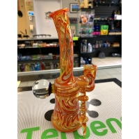 Pied Piper Custom Rig w/Dabber - Red/Y/W/Shift